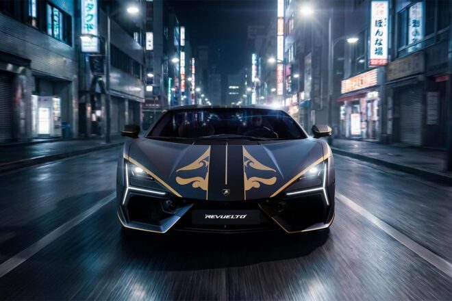 ランボルギーニ・ジャパン25周年を記念した日本限定車『レヴエルト・インパーヴィド』発表。武士道精神に着想