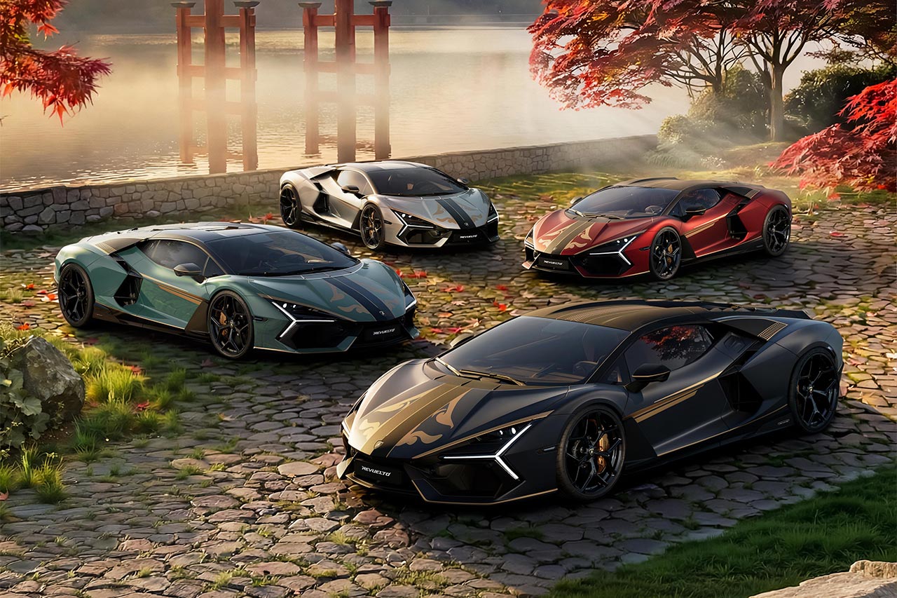 ランボルギーニ・ジャパン25周年を記念した日本限定車『レヴエルト・インパーヴィド』発表。武士道精神に着想