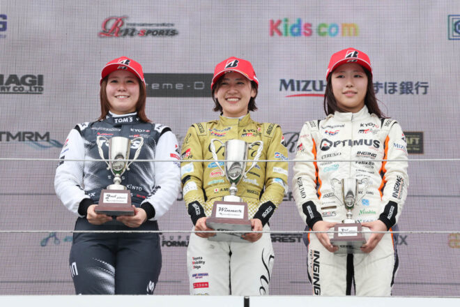 KYOJOフォーミュラ初のスタンディングスタートが第2戦で採用。三浦愛と斎藤愛未の師弟コンビが優勝飾る