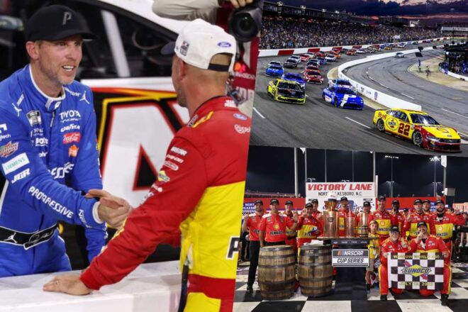 自身キャリア最多の323周をリード、ジョーイ・ロガーノがフォード完全勝利を祝福／NASCAR第21戦