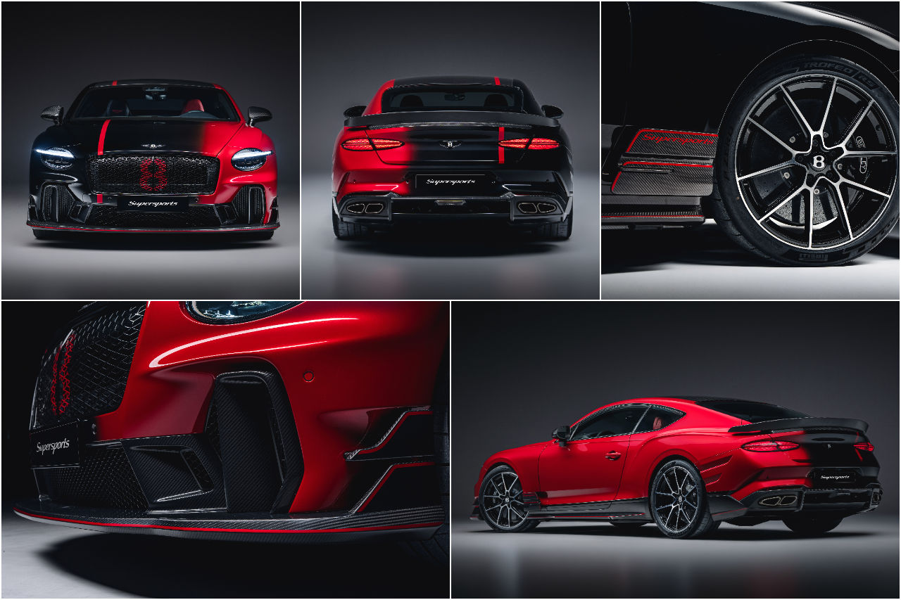 ベントレー、新型『スーパースポーツ』に左右非対称カラーの特別仕様を追加。ドライバー志向のデザインテーマ