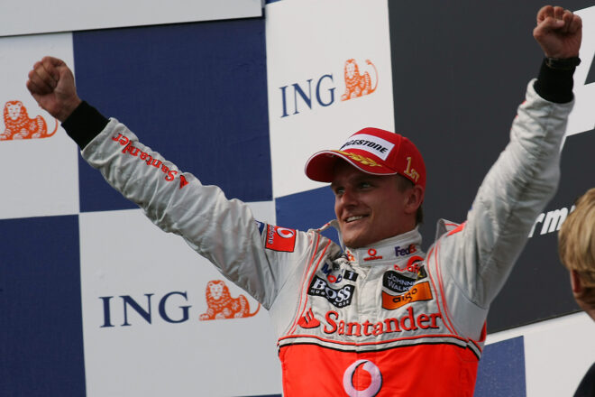 2008年F1第11戦ハンガリーGP／ヘイキ・コバライネン（メルセデス）がF1初優勝