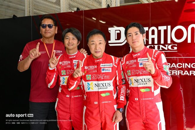 暑さのなかD'station Ferrari 296 GT3がスーパー耐久第5戦オートポリスで今季初の総合ポールを獲得
