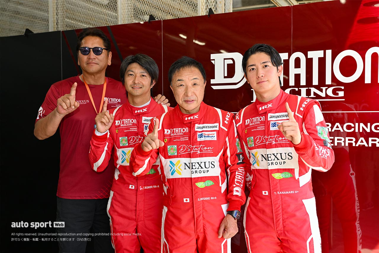 暑さのなかD'station Ferrari 296 GT3がスーパー耐久第5戦オートポリスで今季初の総合ポールを獲得