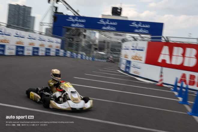 KYOJOドライバーがフォーミュラE東京でタイムアタックバトル。EVカートの速さと市街地コースに驚き