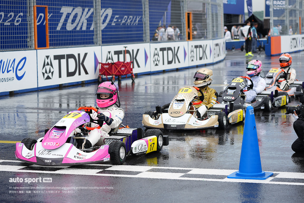 KYOJOドライバーがフォーミュラE東京でタイムアタックバトル。EVカートの速さと市街地コースに驚き