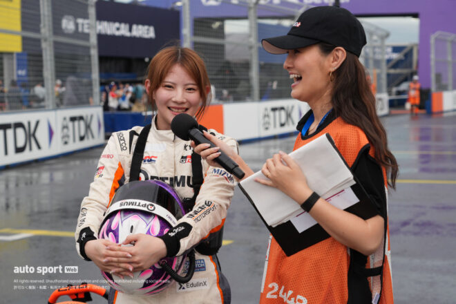 KYOJOドライバーがフォーミュラE東京でタイムアタックバトル。EVカートの速さと市街地コースに驚き