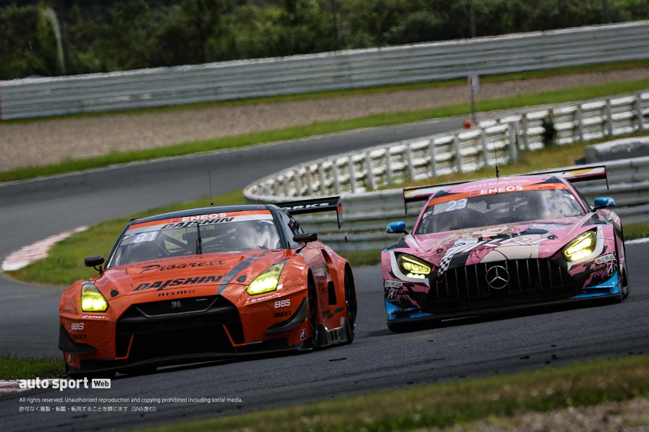 スーパー耐久第5戦オートポリスはトラブル多発のサバイバルに。TKRI松永建設AMG GT3が今季2勝目を飾る