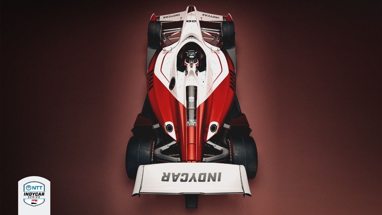 インディカー、2028年導入の新型マシン『IR-28』を発表。高速化・安全性・レース性を同時進化させた次世代シャシー