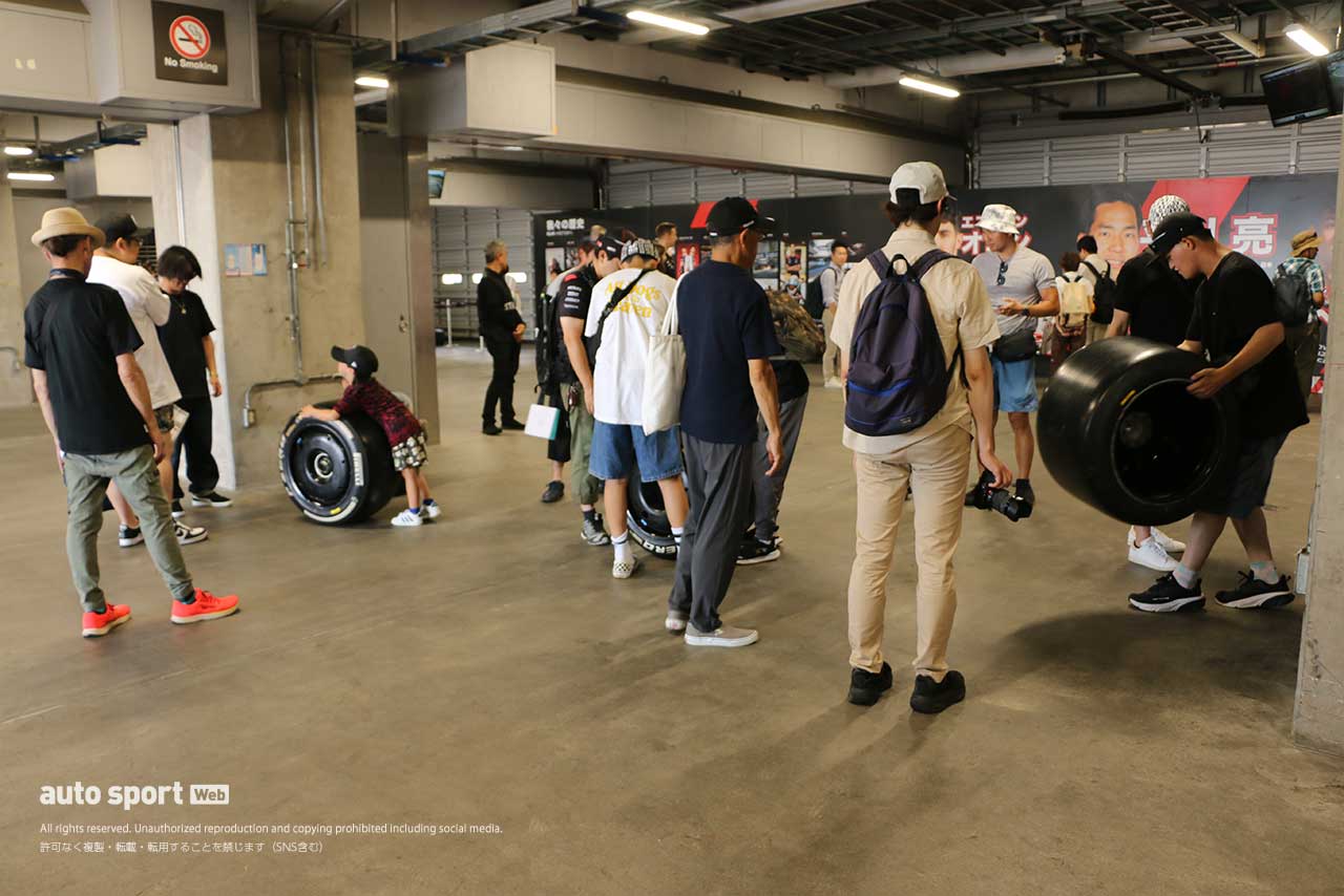 ハースF1富士テスト現場の様子