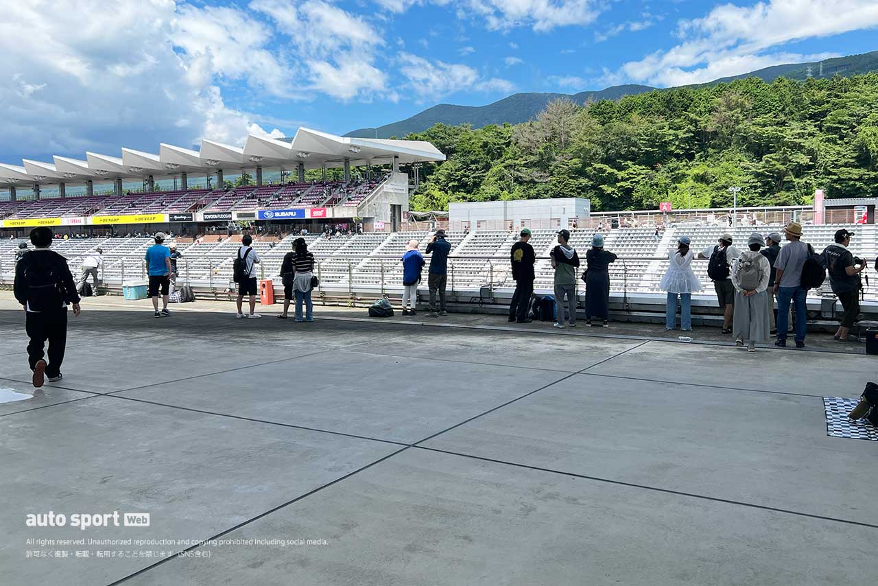 ハースF1富士テスト現場の様子