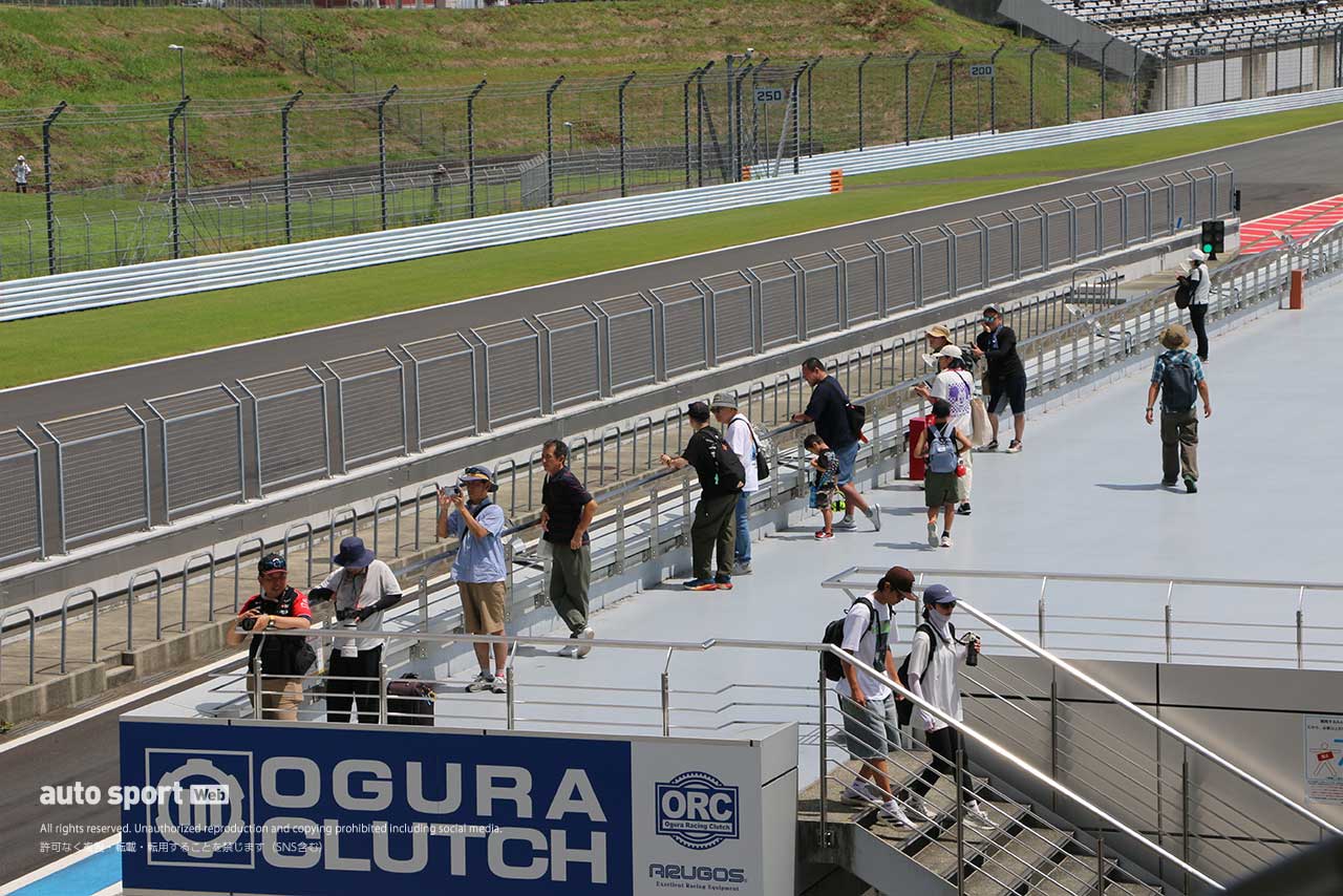 ハースF1富士テスト現場の様子