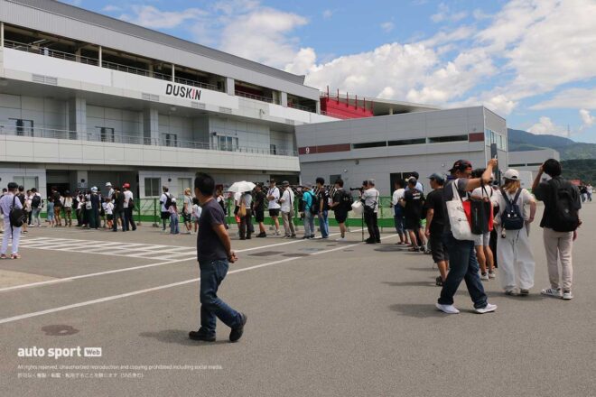 ハースF1富士テスト現場の様子