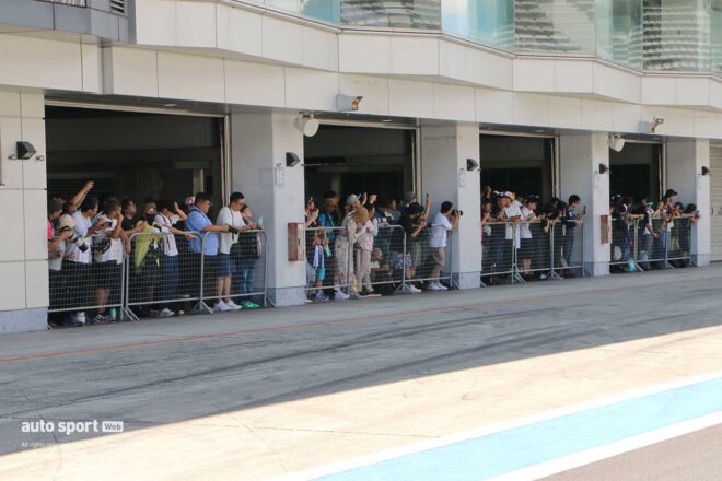ハースF1富士テスト現場の様子
