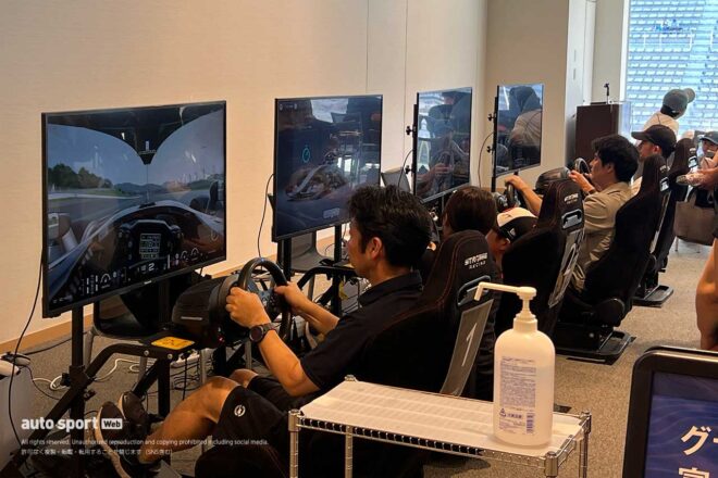 ハースF1富士テスト現場の様子