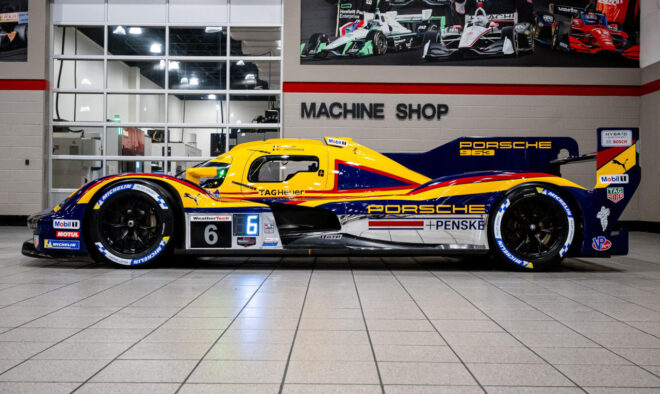ポルシェ・ペンスキーが栄光のマシンをトリビュート。2台の『963』がロード・アメリカで特別カラーをまとう／IMSA