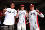 鈴木亜久里監督／太田格之進／大津弘樹（＃8 ARTA MUGEN HRC PRELUDE-GT）
