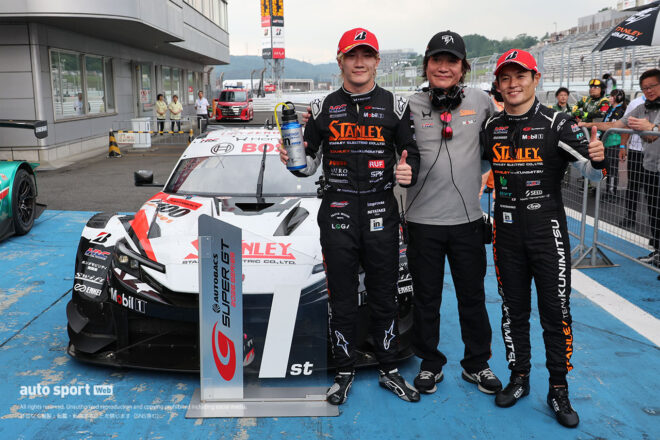 牧野任祐／小島一浩監督／山本尚貴（STANLEY HRC PRELUDE-GT）