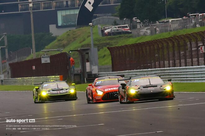 スーパーGT復帰戦での優勝＆表彰台はならず。PONOS川端伸太朗は悔しい一戦も、ひさびさのバトルに「楽しかったです」