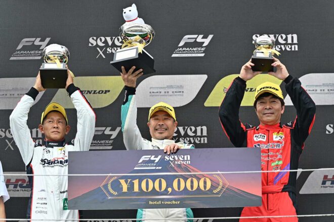 2026年FIA-F4選手権第6戦富士　インディペンデントクラス表彰式