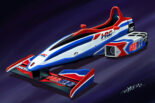 ホンダ・レーシングが『コミックマーケット108』に初出展。河森正治氏デザインのシムとグッズを販売、F1展示やステージも