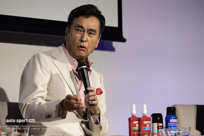 「“接着剤が走っている”ってことじゃない!?」石原良純さんも驚愕、フォーミュラE最前線でポルシェを支える『ロックタイト』とレースの関係