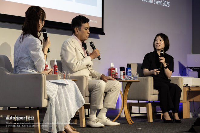 「“接着剤が走っている”ってことじゃない!?」石原良純さんも驚愕、フォーミュラE最前線でポルシェを支える『ロックタイト』とレースの関係