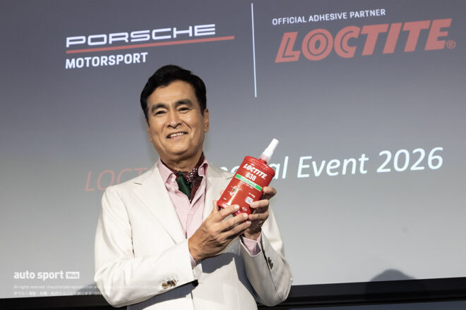 「“接着剤が走っている”ってことじゃない!?」石原良純さんも驚愕、フォーミュラE最前線でポルシェを支える『ロックタイト』とレースの関係