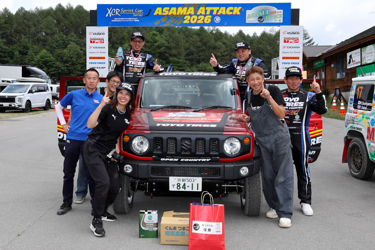 トーヨータイヤのオープンカントリー装着車がXCRスプリントカップ第4戦『浅間アタック』で激しいバトルを展開