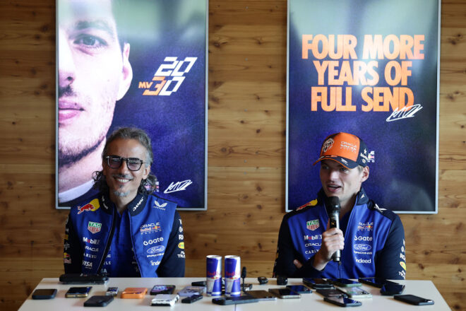 マックス・フェルスタッペン（レッドブル）とチーム代表ローラン・メキース