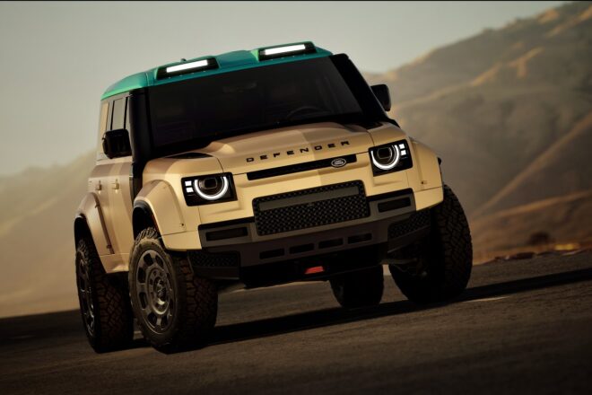 ダカールラリー優勝車を公道仕様に進化させた『DEFENDER DAKAR』公開。2027年初頭より予約受注開始