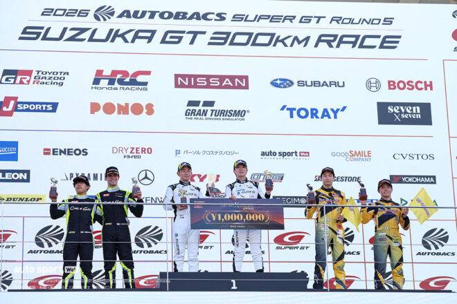 2026スーパーGT第5戦鈴鹿　GT300クラス表彰式
