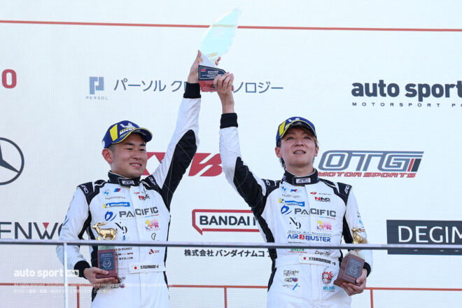 藤原優汰と冨林勇佑（PACIFIC ウマ娘 NAC BMW）