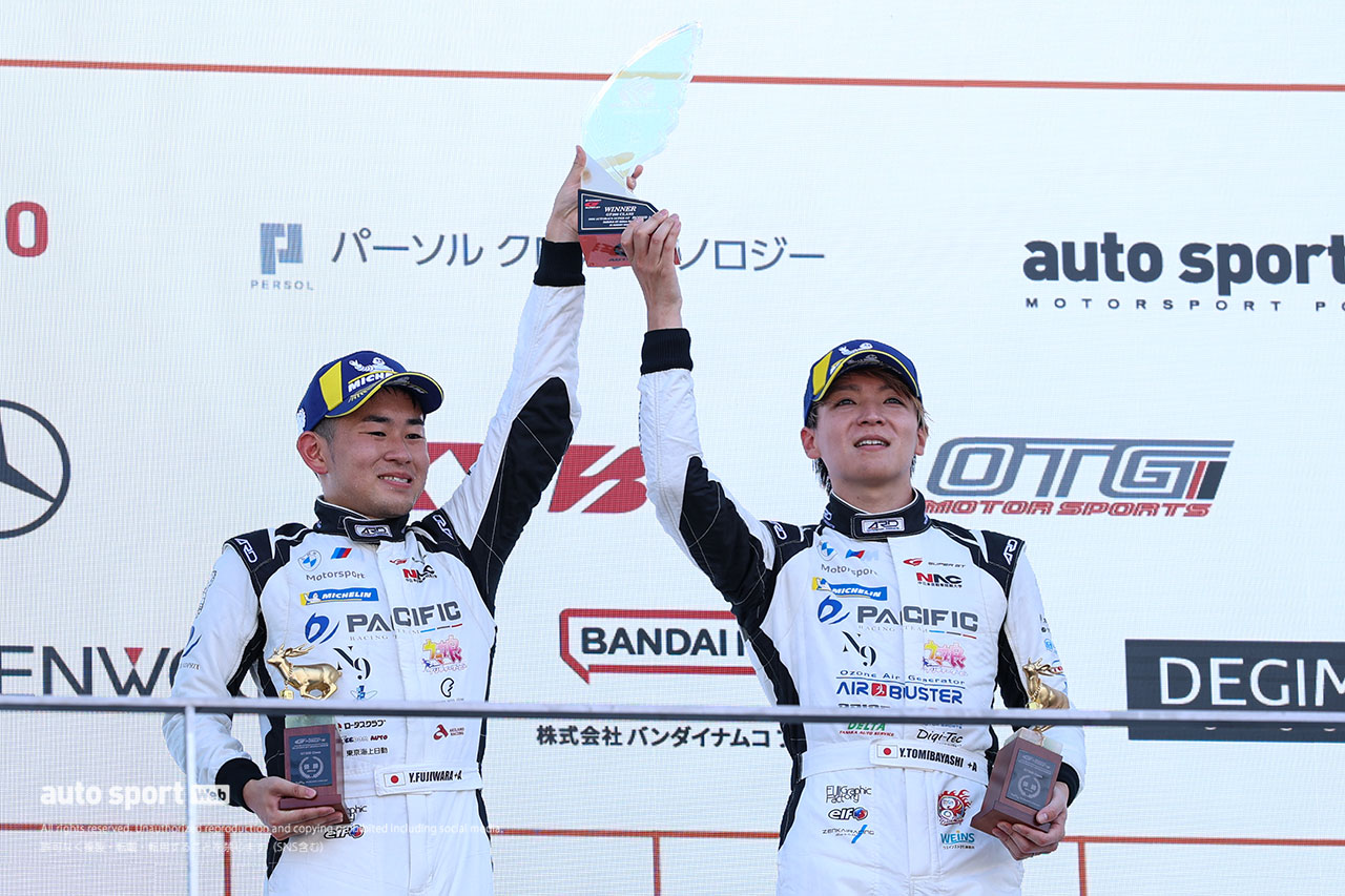 藤原優汰と冨林勇佑（PACIFIC ウマ娘 NAC BMW）
