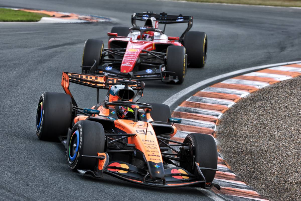 オスカー・ピアストリ（マクラーレン）＆シャルル・ルクレール（フェラーリ）