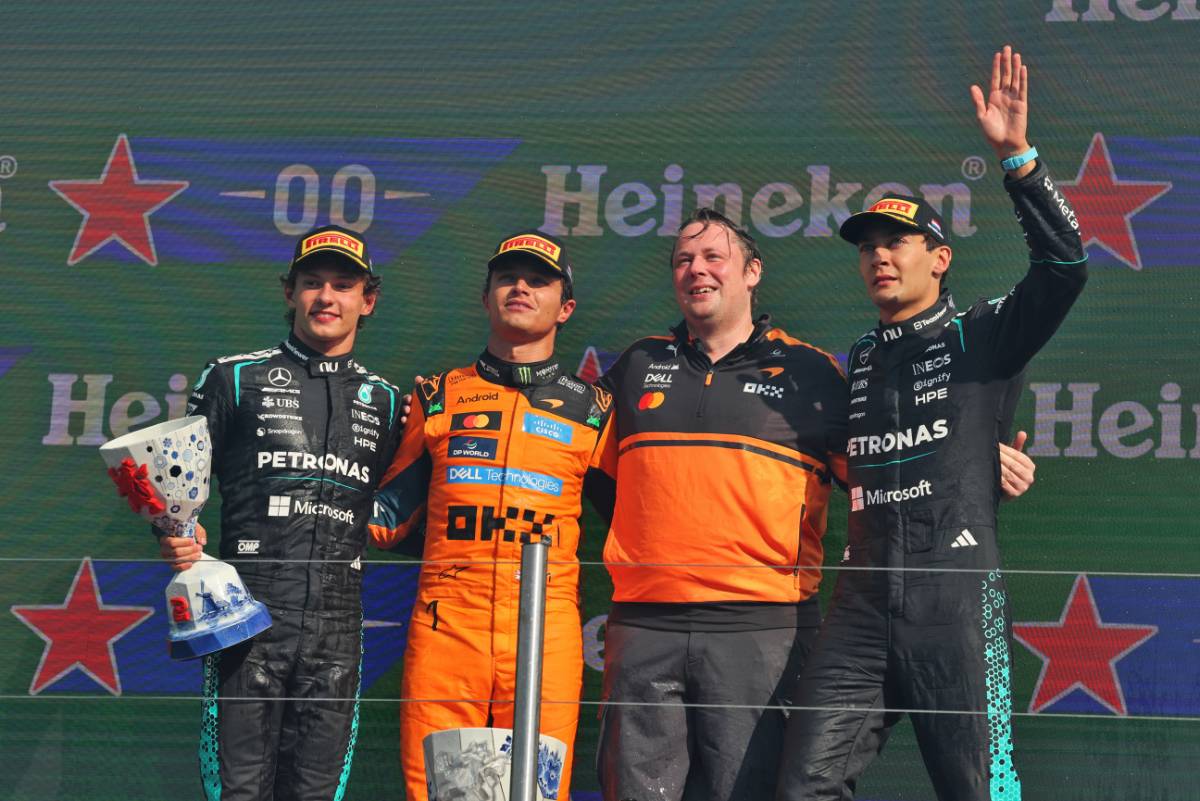 2026年F1第12戦オランダGP　表彰式