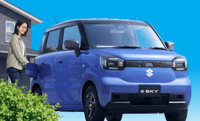 スズキが新型軽電気自動車『e SKY』の先行情報を公開。正式発表は2026年秋を予定