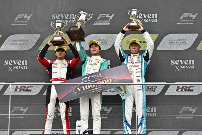2026年FIA-F4選手権第8戦鈴鹿　チャンピオンクラス表彰式