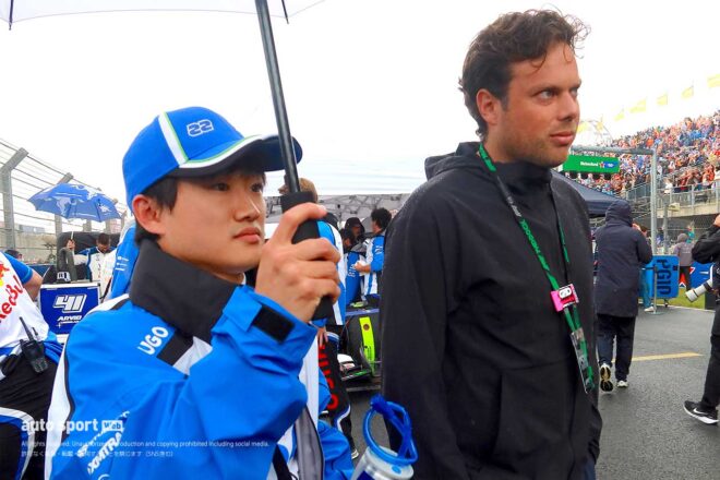 角田裕毅（レーシングブルズ）＆ディエゴ・メンチャカ