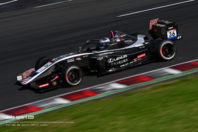 SFライツに参戦するTOM’Sのブルツ車、ボーラ車が第5大会SUGOからレクサス松山城北のカラーリングに変更