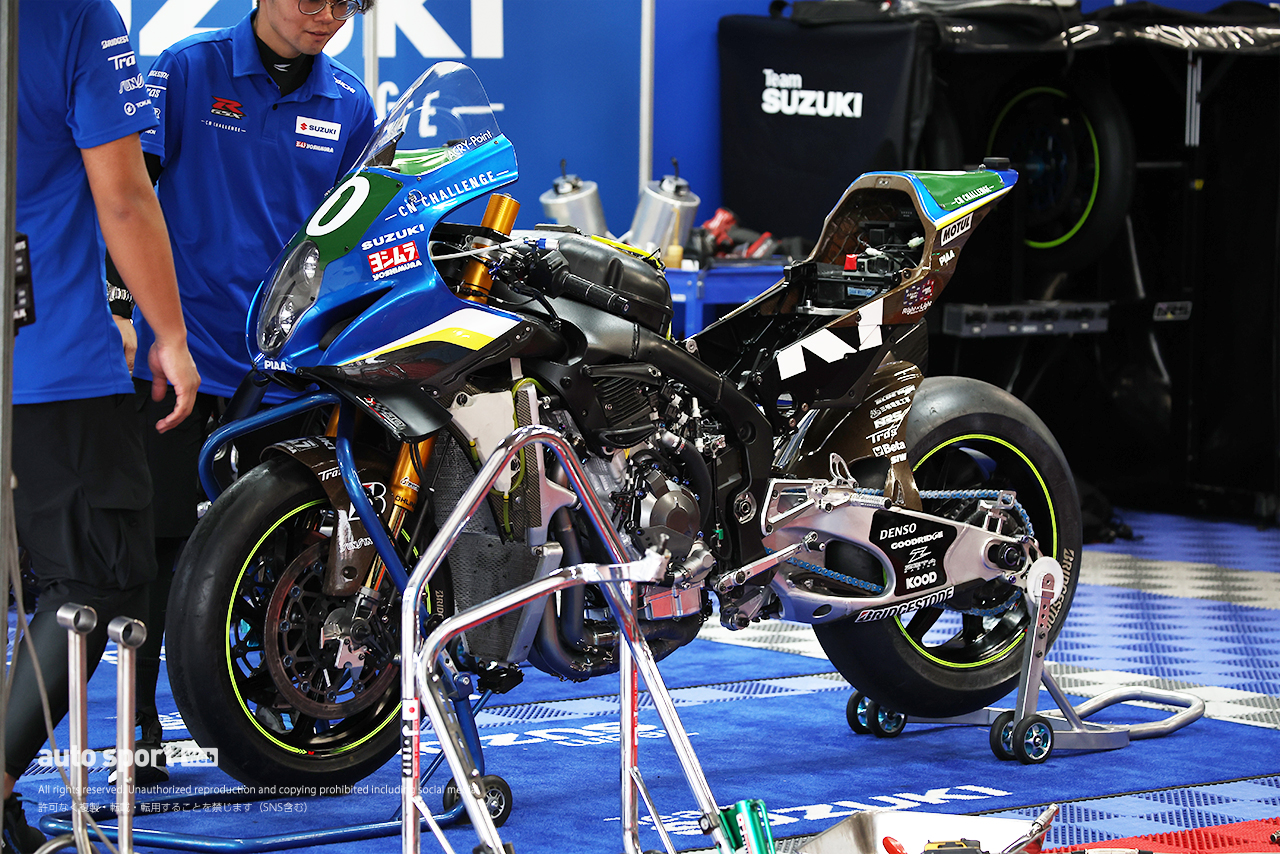 チームスズキCNチャレンジのスズキGSX-R1000R