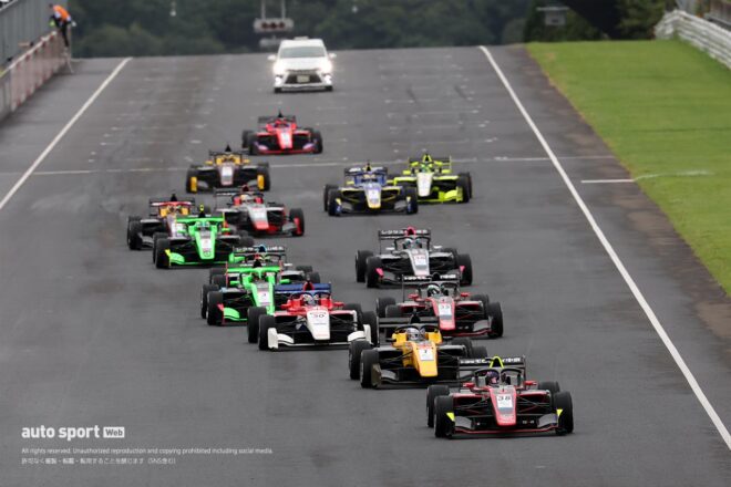 スーパーフォーミュラ・ライツ第13戦SUGOは鈴木斗輝哉がポール・トゥ・ウインで初優勝を飾る