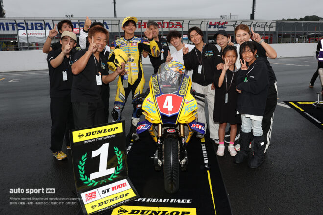 優勝を飾った井手翔太（AKENO SPEED.RC KOSHIEN）／2026全日本ロード第5戦もてぎ ST1000 レース1