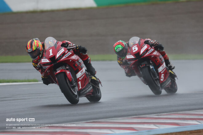 羽田太河と荒川晃大（Astemo Pro Honda S I Racing）／2026全日本ロード第5戦もてぎ ST1000 レース1