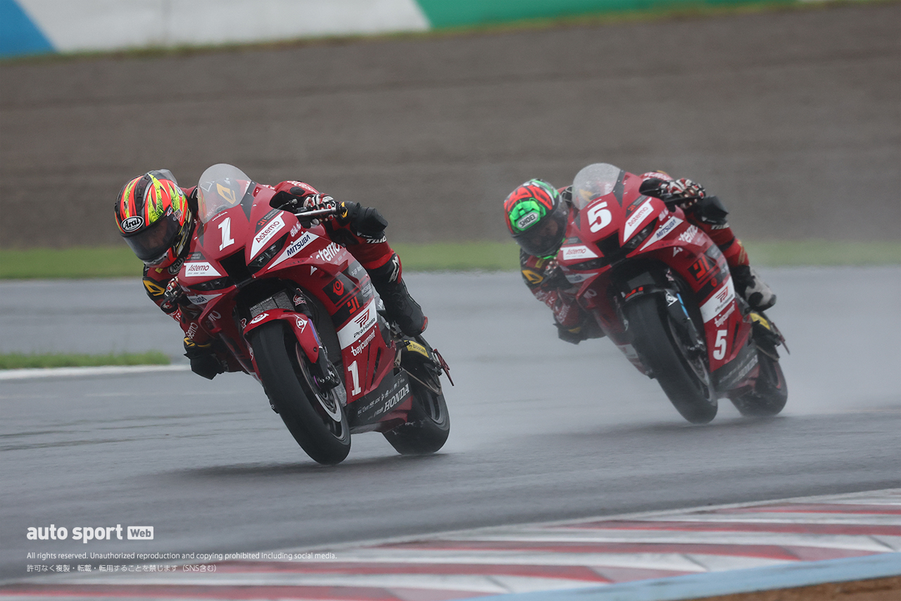 羽田太河と荒川晃大（Astemo Pro Honda S I Racing）／2026全日本ロード第5戦もてぎ ST1000 レース1