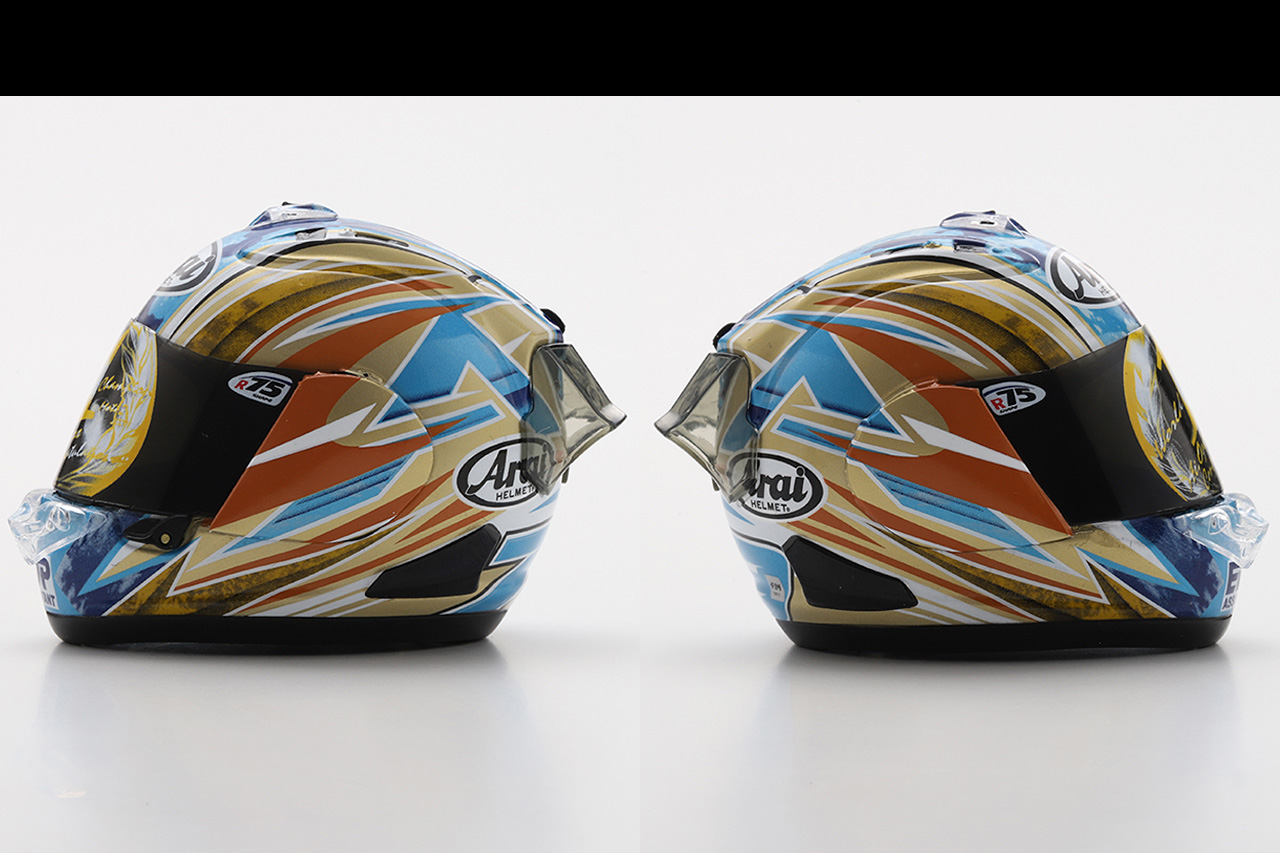 小椋藍 2024年 Moto2 World champion ヘルメット by スパーク 1/5スケール