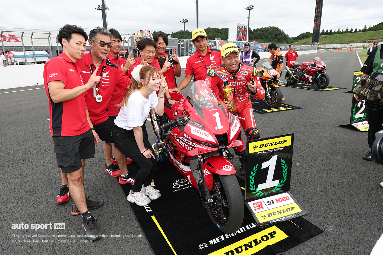 優勝した羽田太河（Astemo Pro Honda S I Racing）／2026全日本ロード第5戦もてぎ ST1000 レース2
