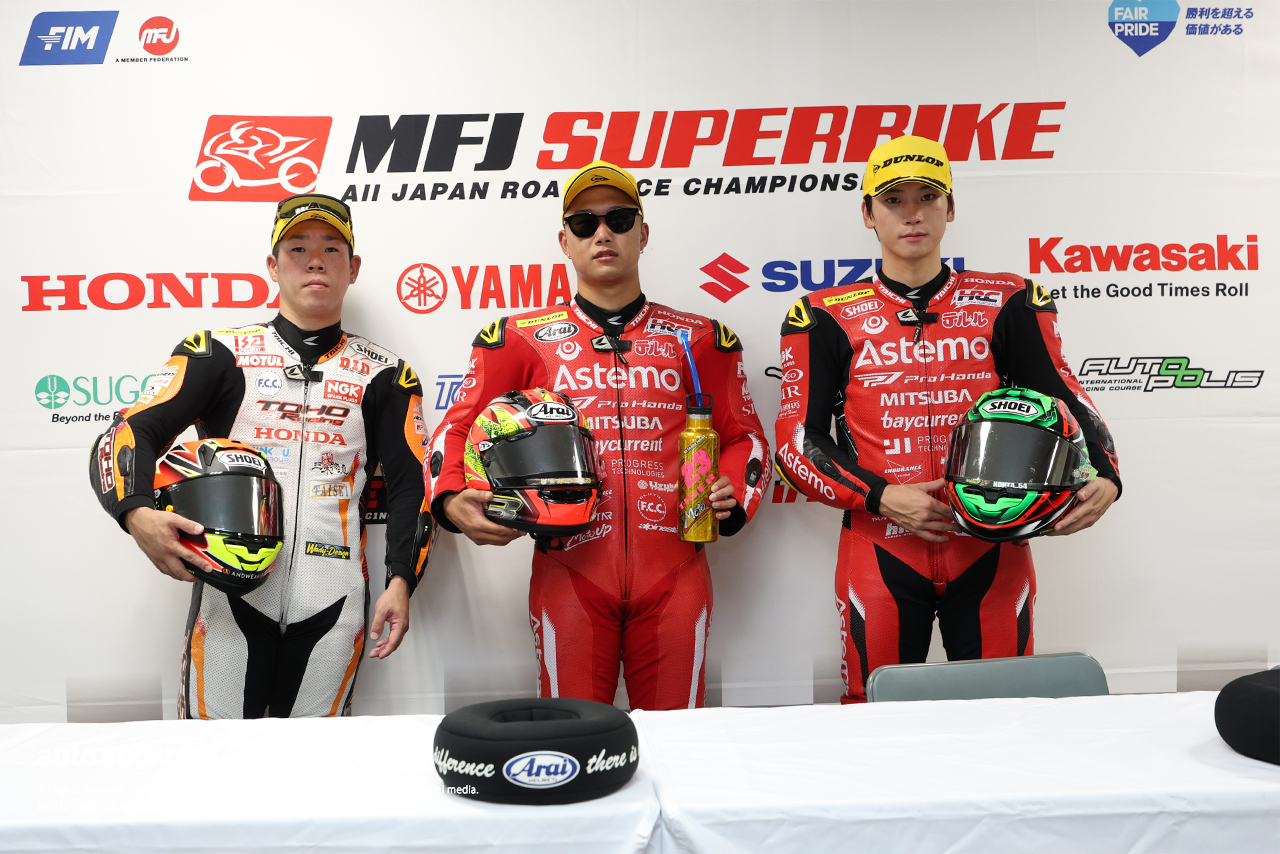 会見の様子／2026全日本ロード第5戦もてぎ ST1000 レース2