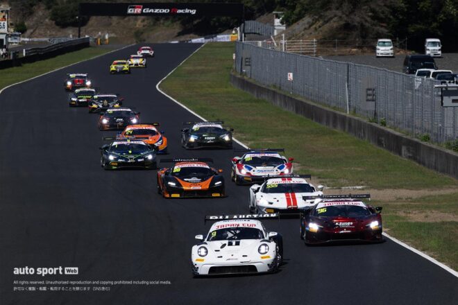 SROジャパンカップ第3ラウンド岡山のレース2は緊迫のバトルを制しK-tunes Racingの96号車が嬉しい地元優勝を飾る