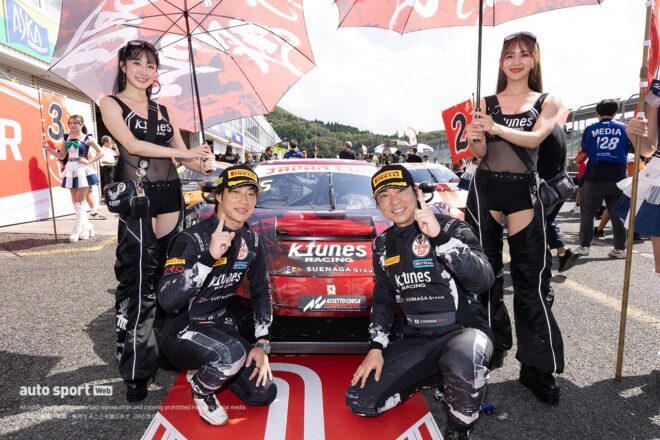 SROジャパンカップ第3ラウンド岡山のレース2は緊迫のバトルを制しK-tunes Racingの96号車が嬉しい地元優勝を飾る